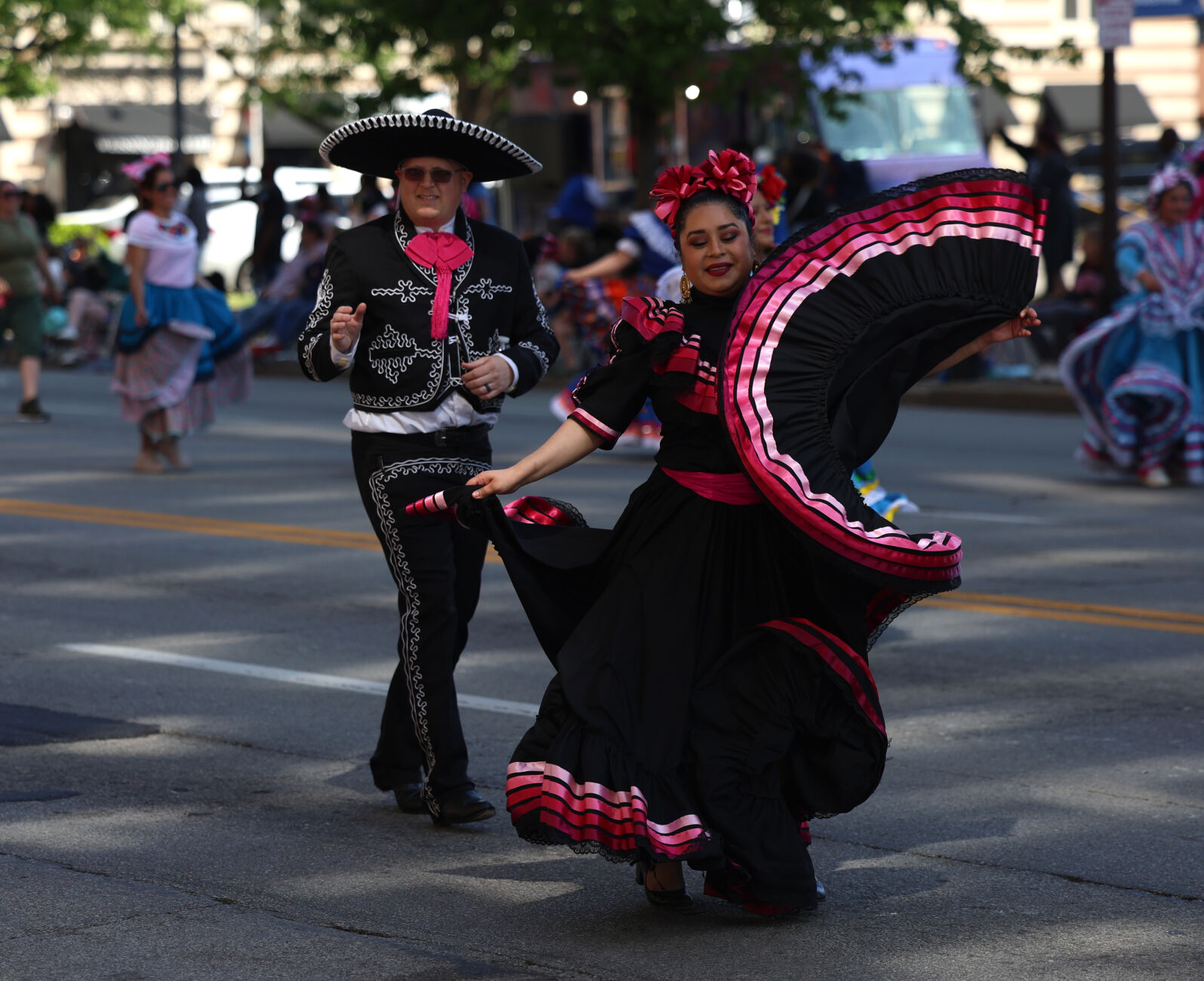 Two people dance at Pegasus Parade.JPG